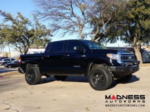 Toyota Tundra Stealth Front Winch Bumper Pre-Runner Guard - Smittybilt XRC - Raw Steel WARN M12000